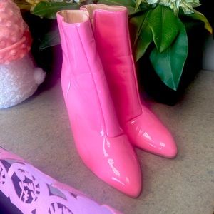 Altard State Barbie Pink Bootie, Size 7 1/2